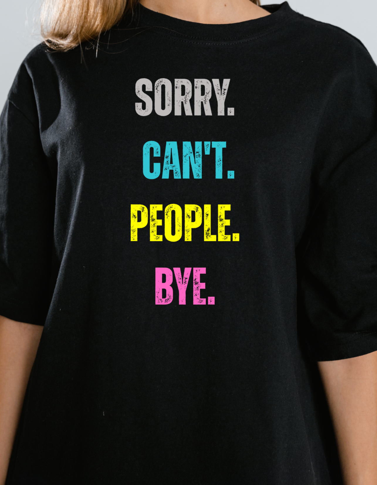 Sorry. Can't . People. Bye.