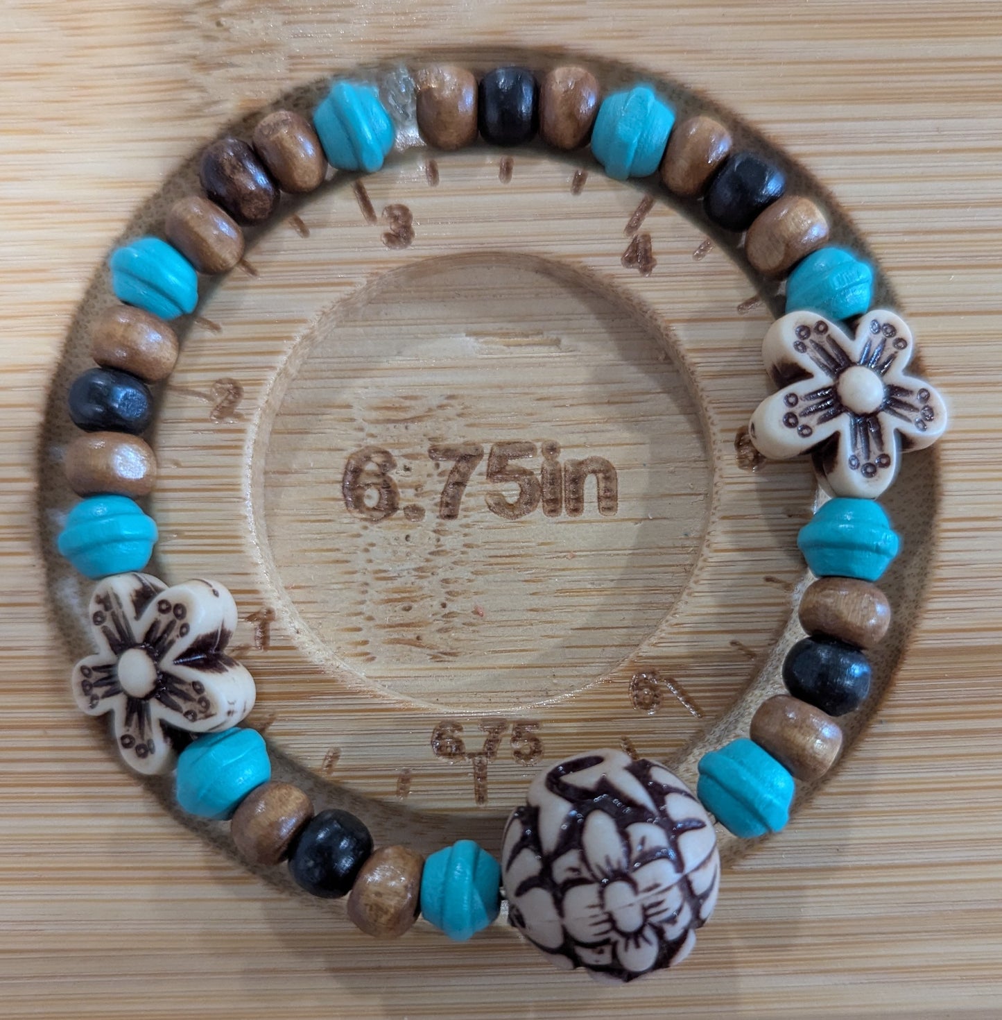 Hawaiian Dreams (blue, brown and tan)