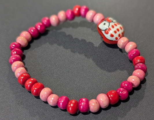 Wise Owl in Love - Bracelet