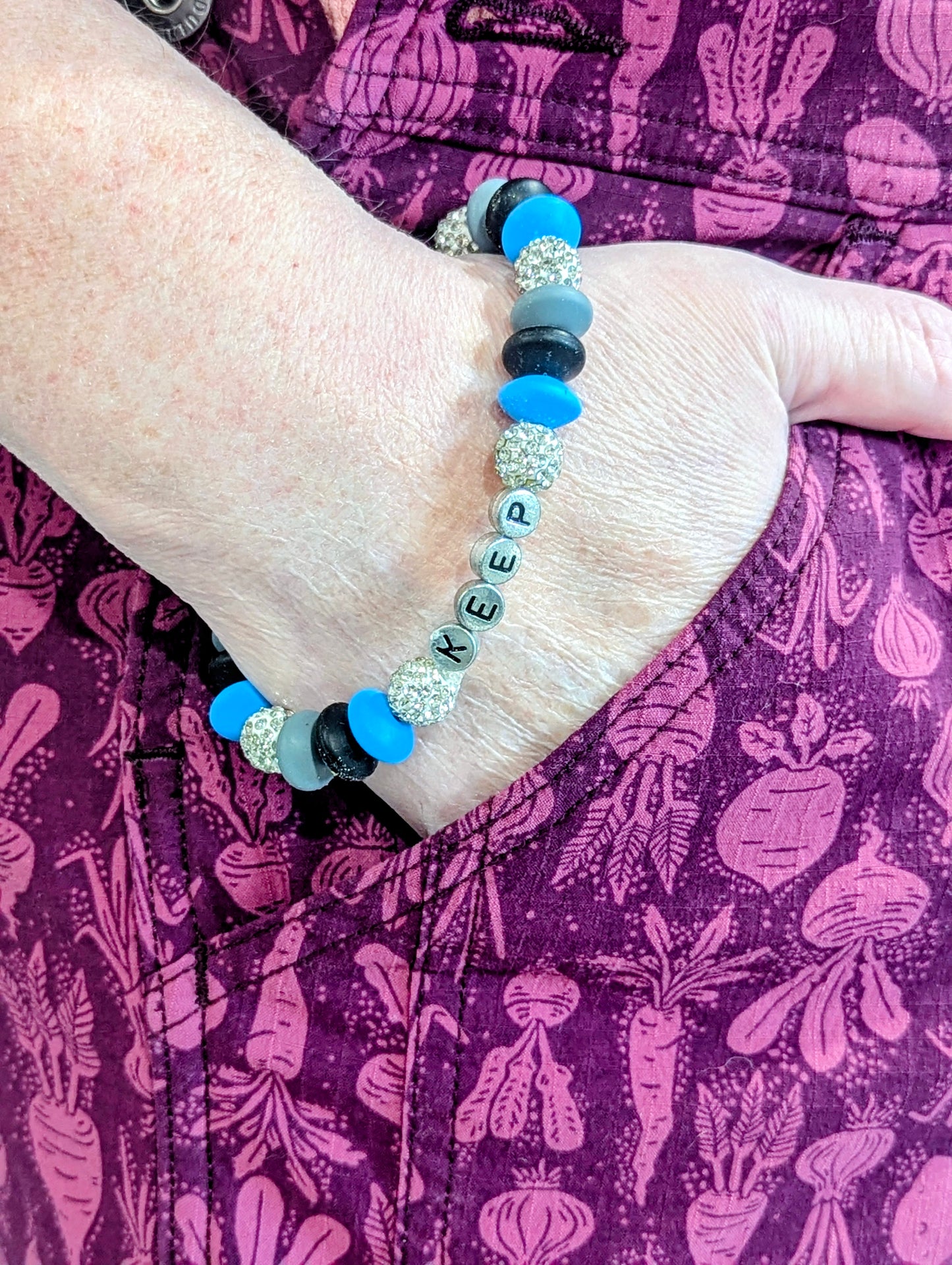 Carolina Panthers - Keep Pounding bracelet