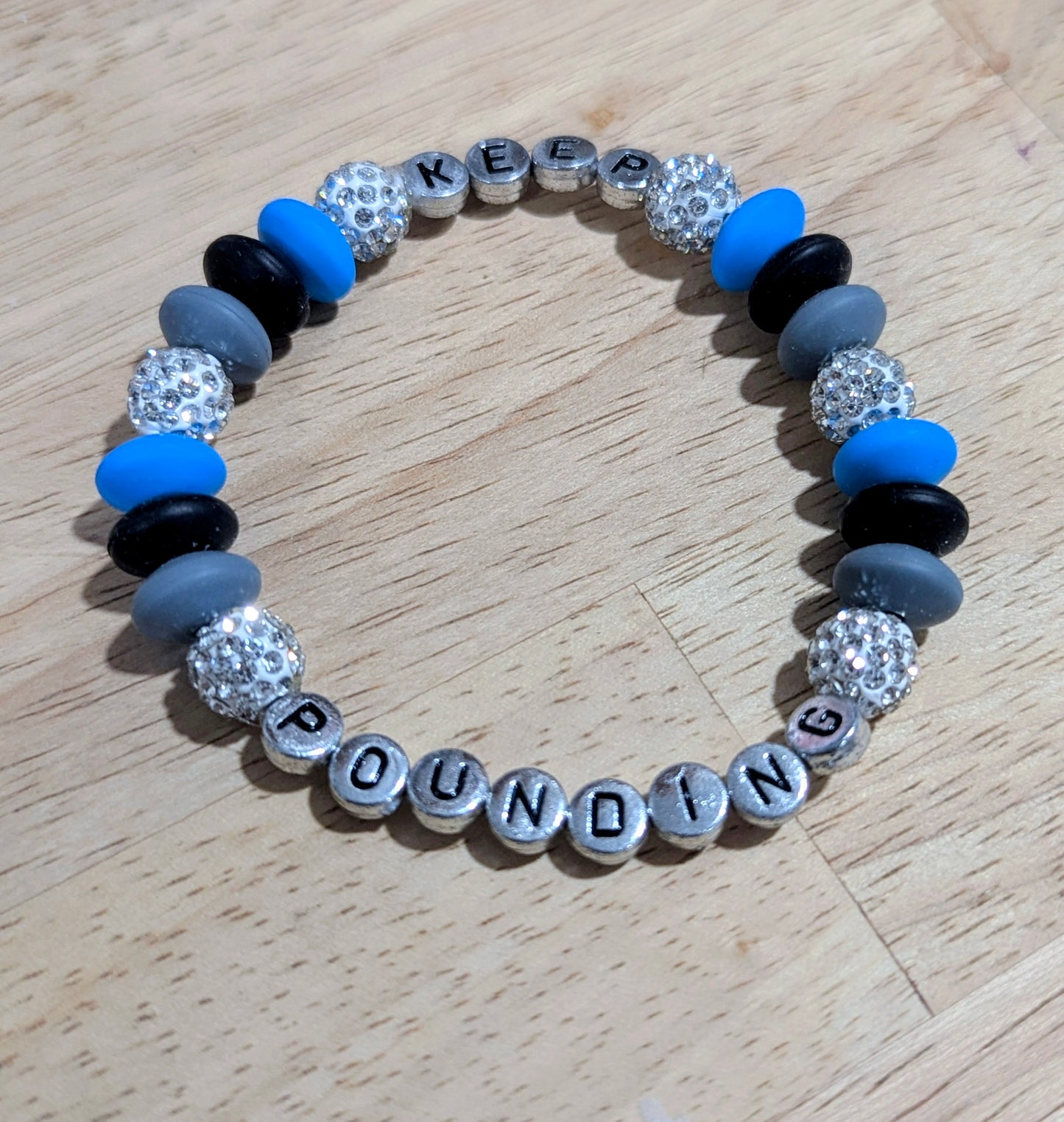 Carolina Panthers - Keep Pounding bracelet