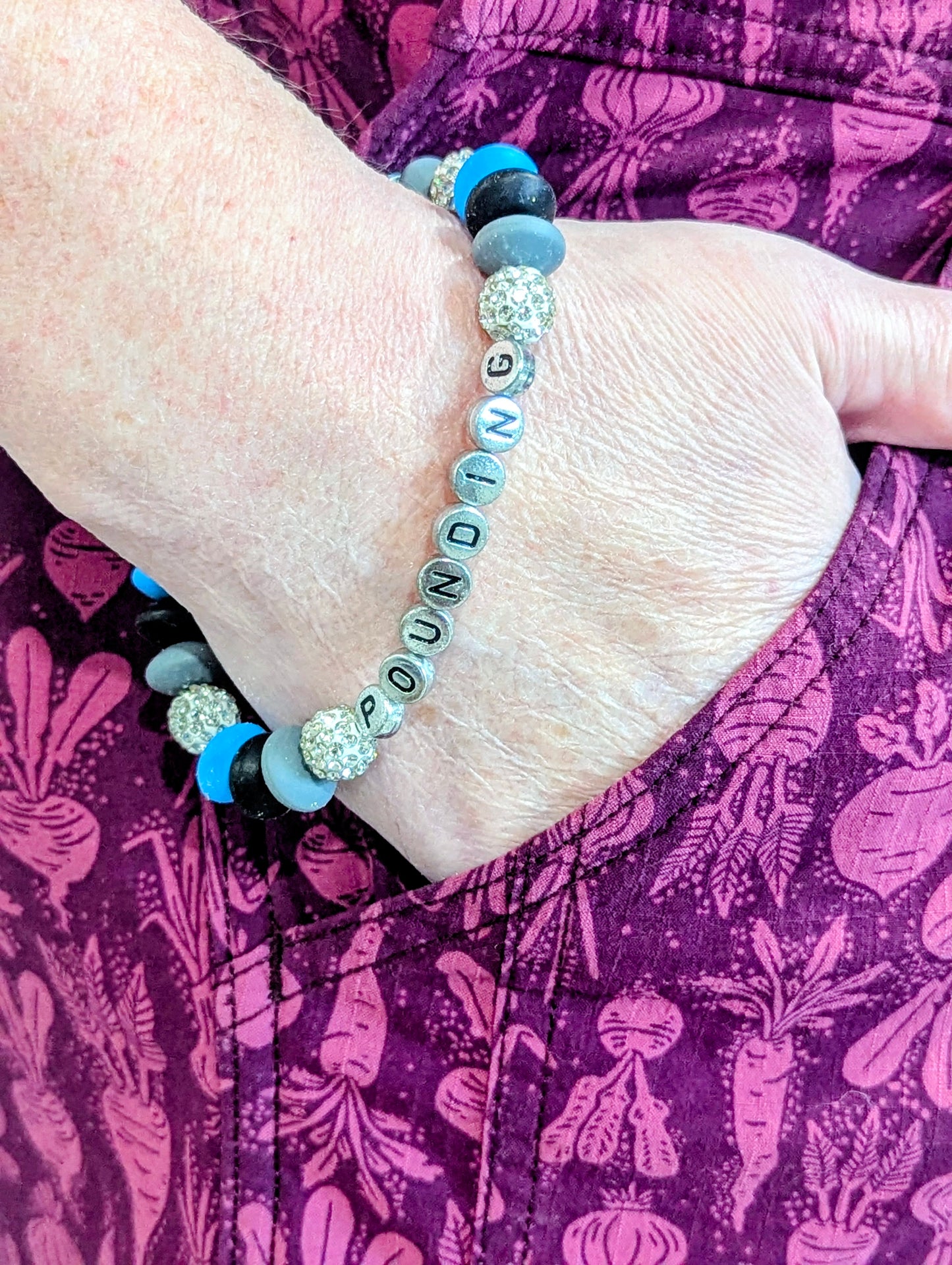 Carolina Panthers - Keep Pounding bracelet