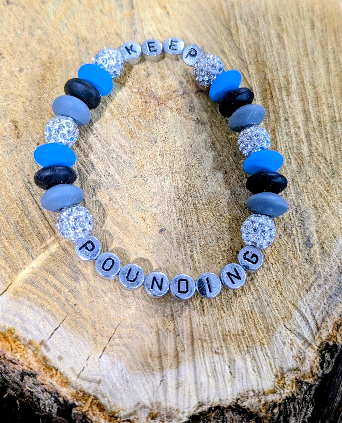 Carolina Panthers - Keep Pounding bracelet